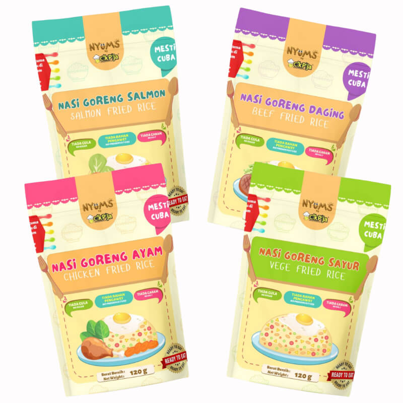 Cikpija Nasi Goreng Butir Berlauk Combo 4 Pcs